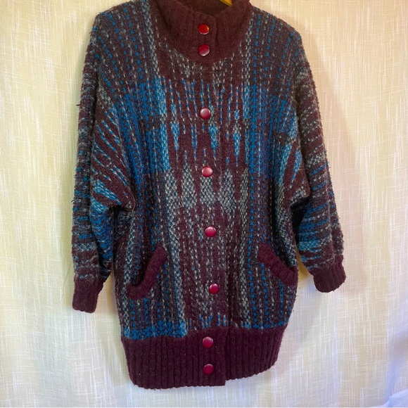 P.G.E.•Oversized Button-Up Cardigan•Pockets•Sz M - Picture 7 of 11